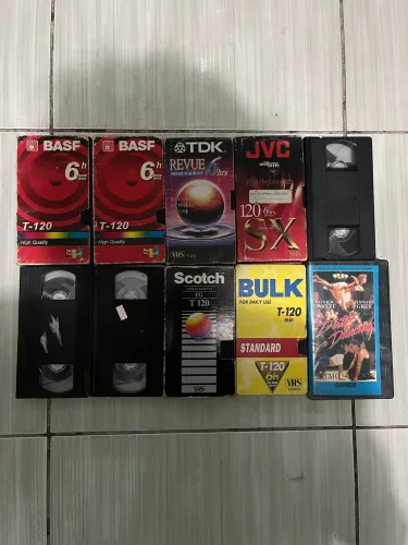 Lote 10 Fitas VHS