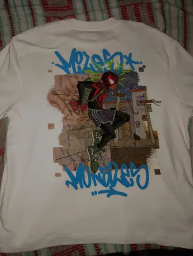 blusa homem aranha - miles morales (TAM G)