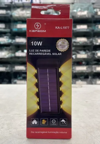 Luminária de parede solar recarregável KA-L1977