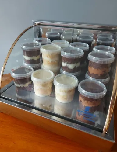 Estufa vitrine fria marca supritecs com 2 gelos