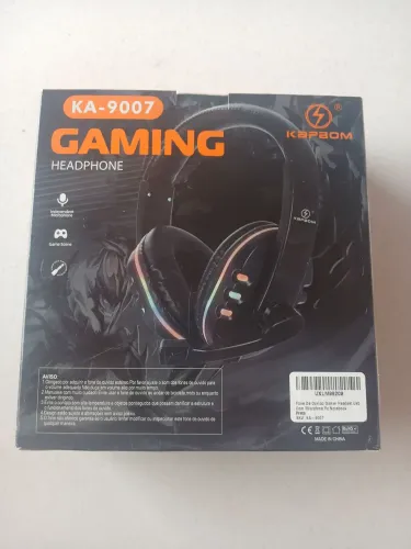 Headset Gamer Kapbom KA-9007 - Estéreo + Microfone USB