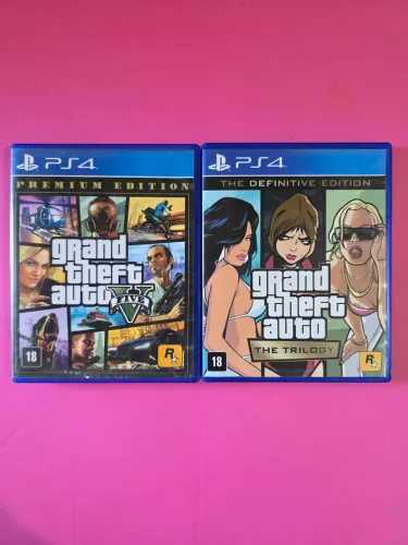 Jogos Ps4 GTA Trilogy E GTA 5