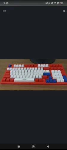 Teclado mecânico e mouse