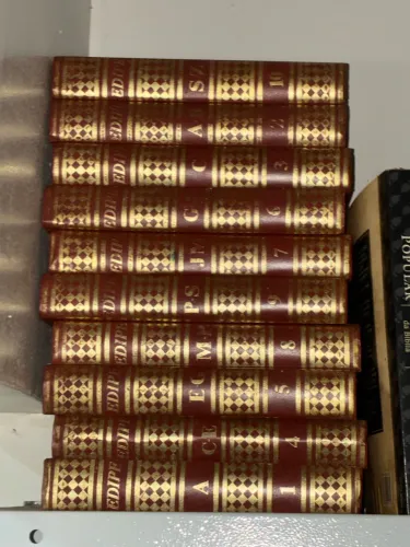 Enciclopédia Antiga EDIPE Completa (10 Volumes) - Capa Dura Decorada