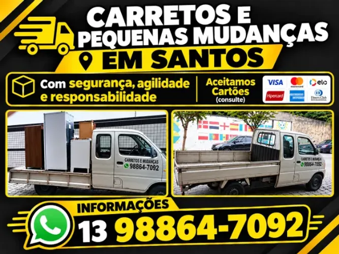 Carretos em Santos