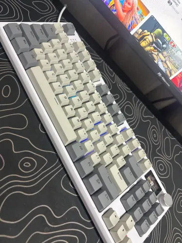 teclado attack shark k86 alto desempenho