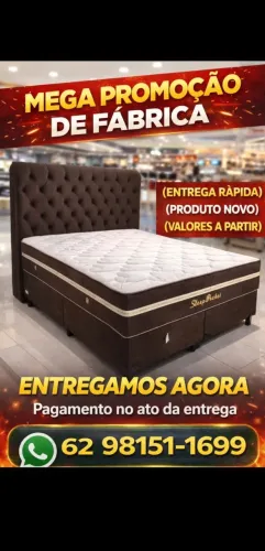 Cama Queen nova 