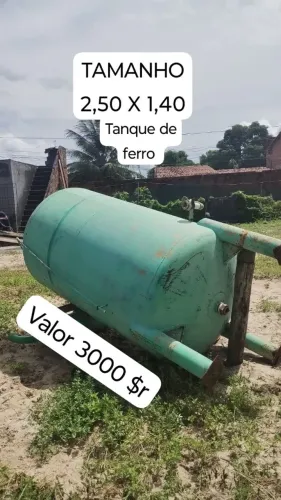 Tanque de ferro 2,50 X 1,40 