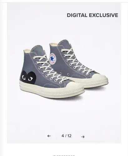 converse x comme des garçons