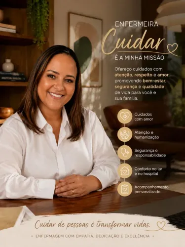 A arte do cuidar e sensacional.
