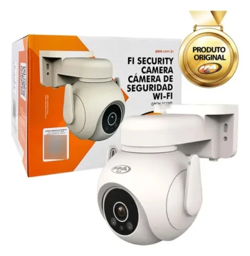 Câmera Inteligente C/Áudio PPA 360° Externa Wifi Smart On 3MP