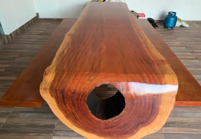 Mesa rústica cascata 