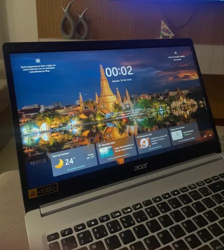 Notebook acer aspire 5 com tela 15,6? Full HD.