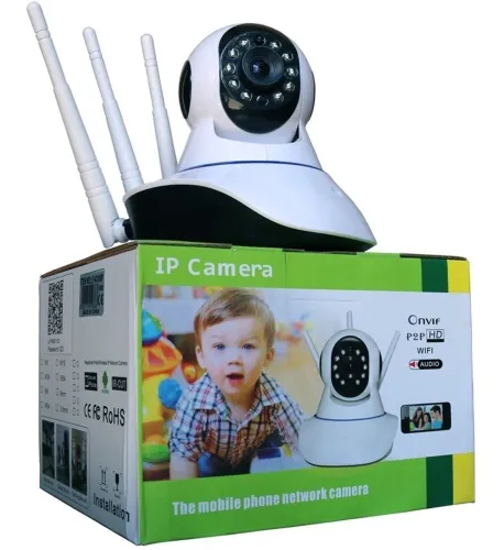 Câmera IP De 3 Antenas