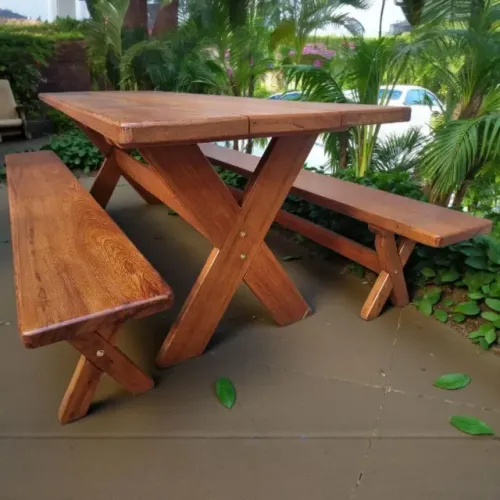 Mesa para Churrasco Madeira Maciça