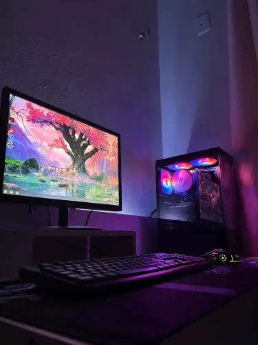 Computador i5 + RX 550 4GB + 16GBRAM + Monitor 75Hz (Completo)