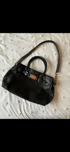 BOLSA ORIGINAL MK PRETA COURO