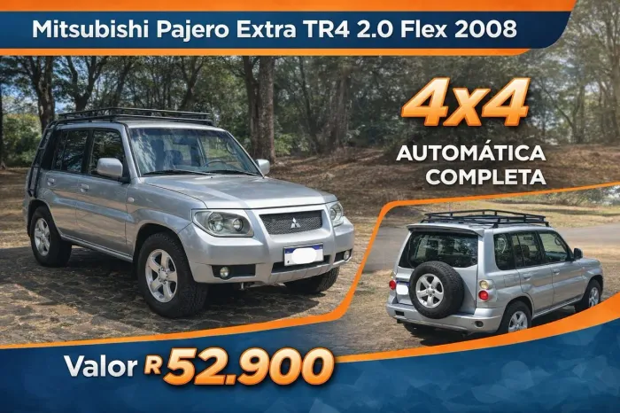 Mitsubishi Pajero TR4 2.0/ 2.0 Flex 16V 4X4 Aut. 2008