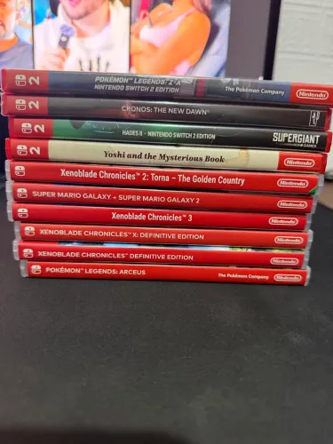 Coleção Nintendo Switch 1 e 2