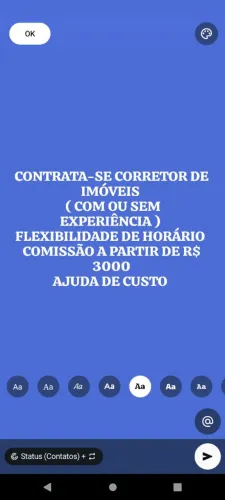 CONTRATA-SE COM OU SEM EXPERIÊNCIA