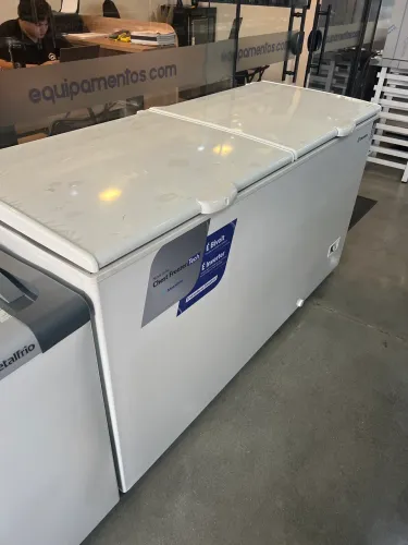 Freezer horizontal - 2 tampas - maior da categoria