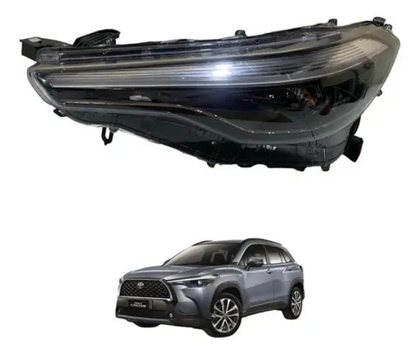 Farol Esquerdo Full Led Toyota Corolla Cross 2021 A 2024 Esquerdo/motorista