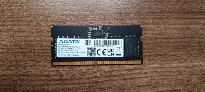 RAM DDR5 para notebook ADATA 8GB 5600 MHZ