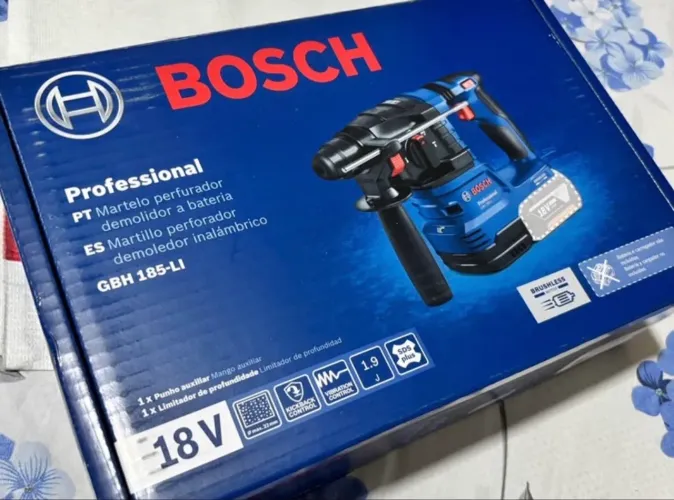 Martelete Perfurador Rompedor Bosch GBH 185-LI 18V Novo Lacrado