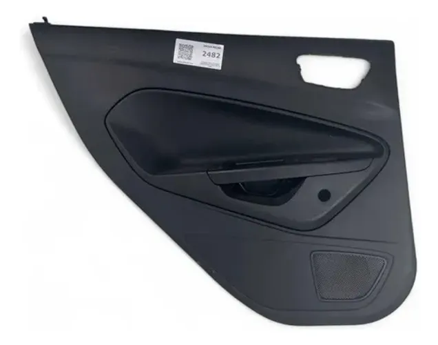 Forração Porta Traseira Esquerda New Fiesta 2014 A 2018 Cinza