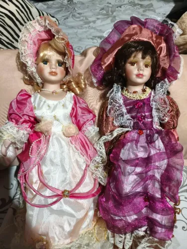 Lot 2 bonecas de porcelana