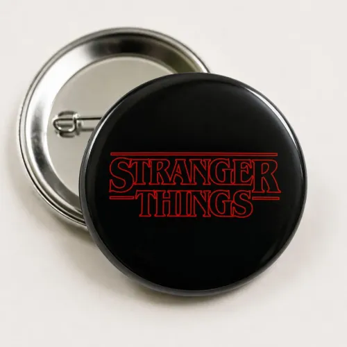 1 Botton Grande de Strange things ( 58mm e holográfico)