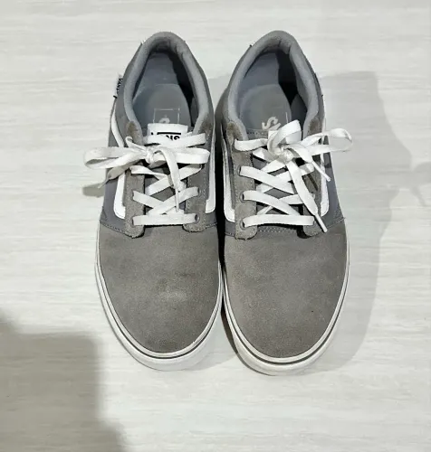 tenis vans old skool cinza original tam (41/42) pouquíssimo uso