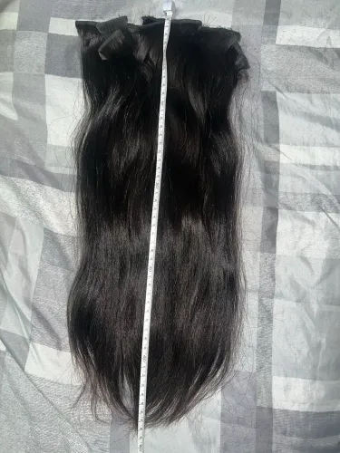 Mega Hair de Cabelo Humano - brasileiro - Liso - 48 cm | 105 g