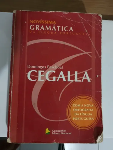 Livro de Português Novíssima Gramática de Domingos Pascoal Cegala