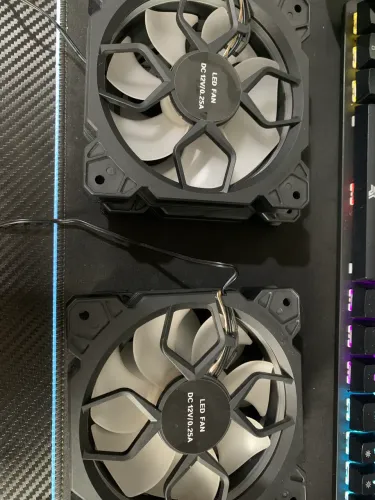 Ventoinha LED FAN RGB 