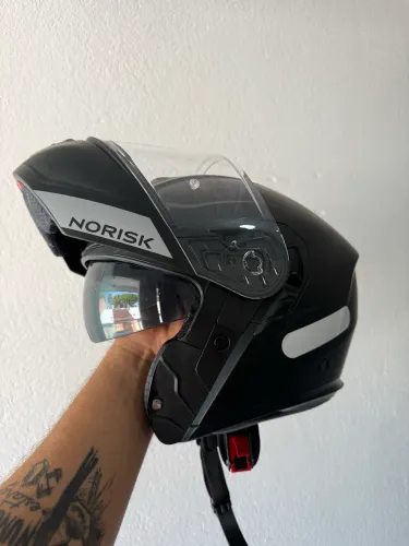 CAPACETE NORISK VORTEX ARTICULADO C ÓCULOS