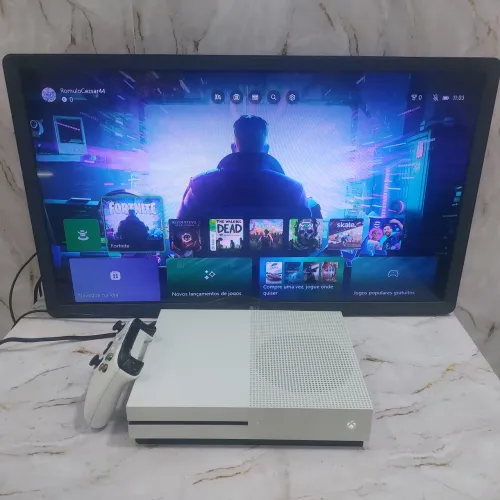 XBOX ONE S 1TB SUPER NOVO COM JOGOS