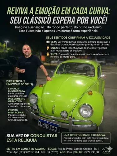 Volkswagen Fusca 1300 1967