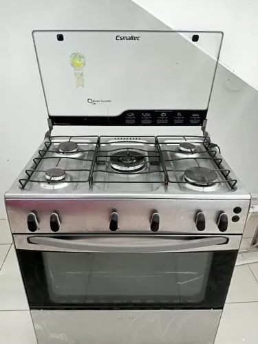 Vendo Fogão Esmaltec 5bocas Inox