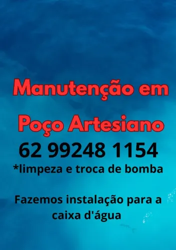 Manutenção em Poço artesianos 