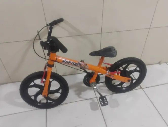 Bicicleta aro 16 laranja