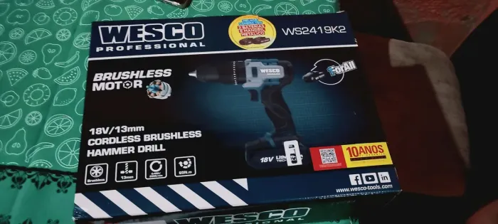 Nova parafusadeira wesco profissional muito boa e forte 
