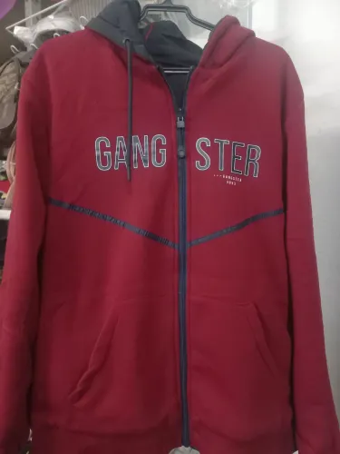 Jaqueta masculina gangster dupla fce
