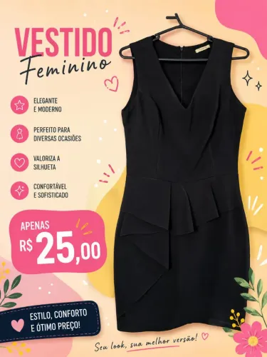 Vestido preto