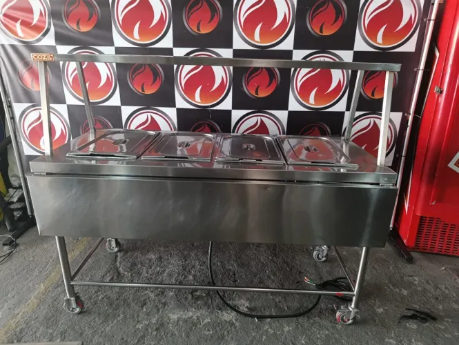 Buffet / de banho-maria industrial da marca Cozil 220 volts  utilizado para manter aquecid