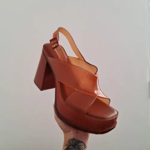 Melissa Dance Heel Marrom (Edição Limitada) - Sandália / Salto (Novo)