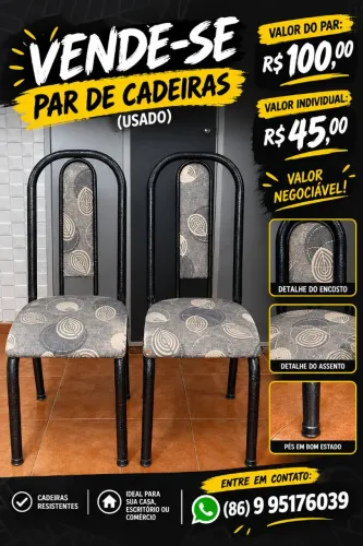 Par de cadeiras