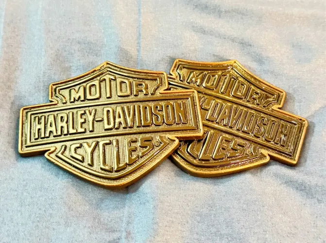 Emblema de tanque Harley Davidson original