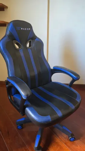 Cadeira XT Racer azul e preto