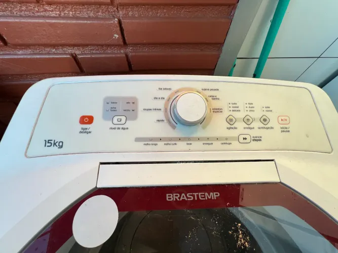 Máquina de lavar 15kg Brastemp